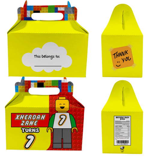 Birthday Gable | Donut | Munchkin | Gift Favor Party Loot Box