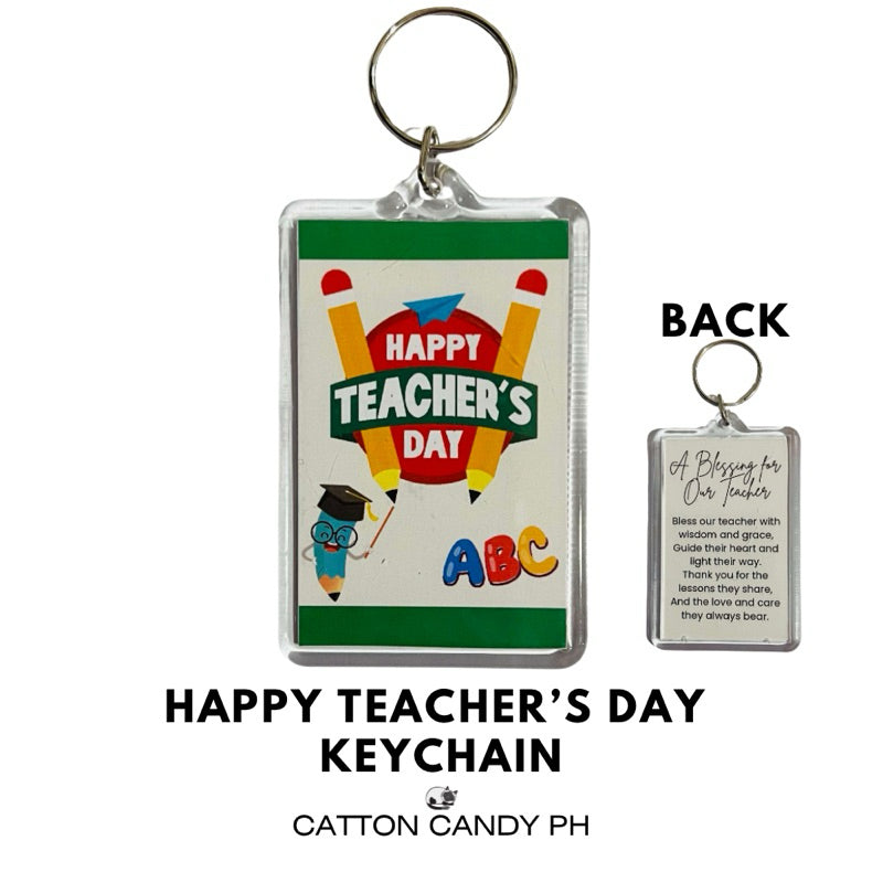 Teacher's Day Keychain Big Size