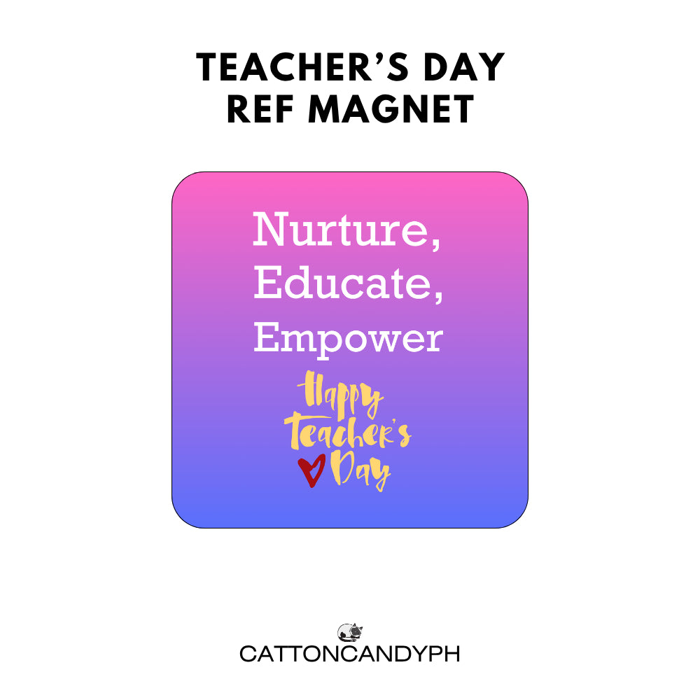 Teacher's Day Gift 2x2" Fridge Magnet β Teacher Appreciation Gift