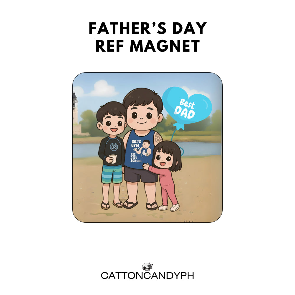 Father's Day Gift 2x2" Fridge Magnet – Keepsake for Dad