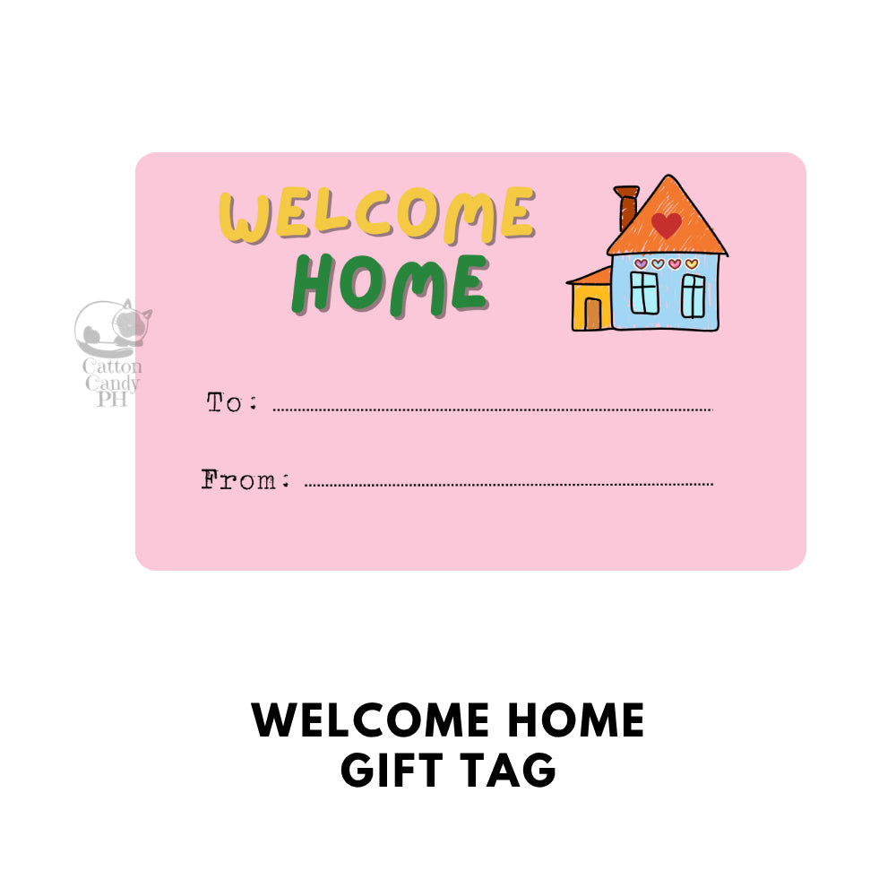 Welcome Home Gift Tags | Card 10 pcs per pack