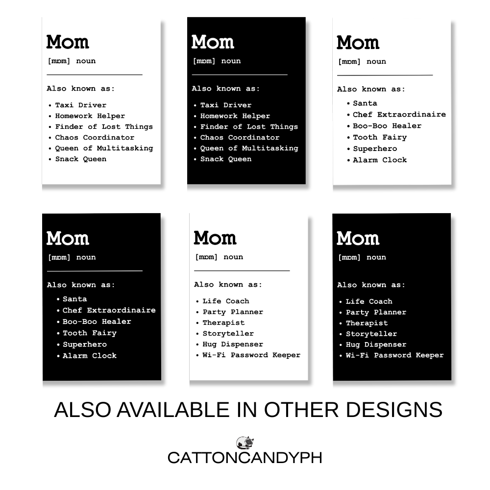 Happy Mother's Day Greeting Card (Powered By Coffee and Mom) with Envelope