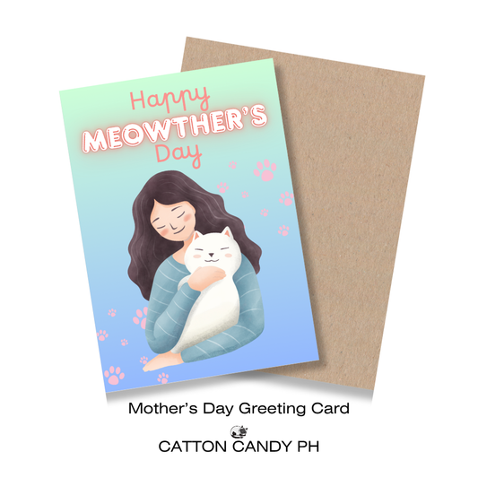 Happy Meowther's Day (Furmom) Greeting Card with Envelope