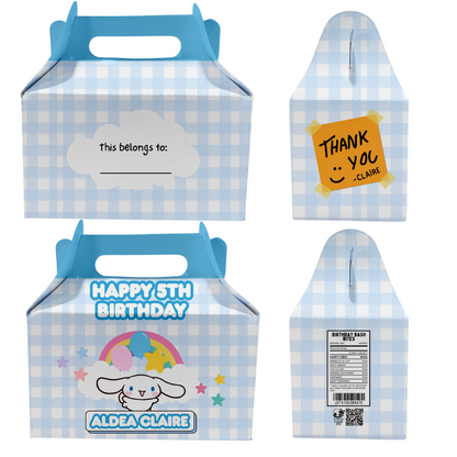 Birthday Gable | Donut | Munchkin | Gift Favor Party Loot Box