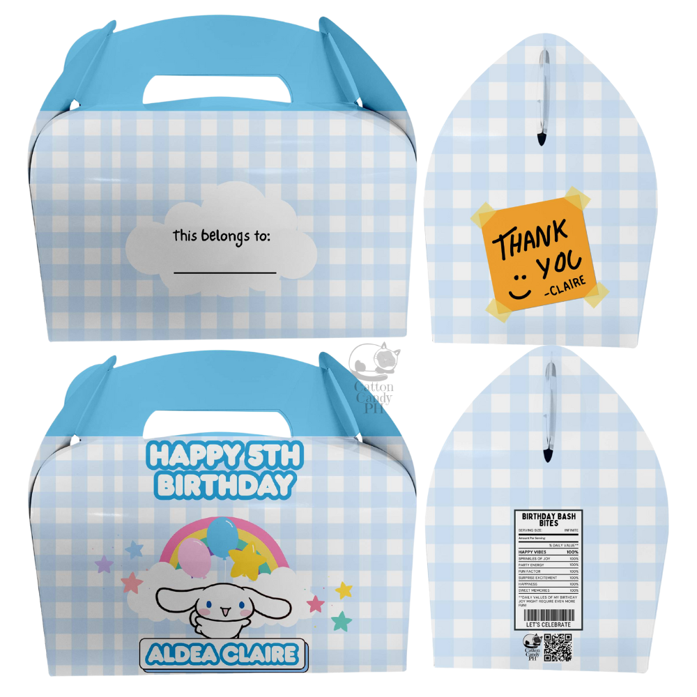 Big Size Birthday Gable | Donut | Munchkin | Gift Favor Party Loot Box