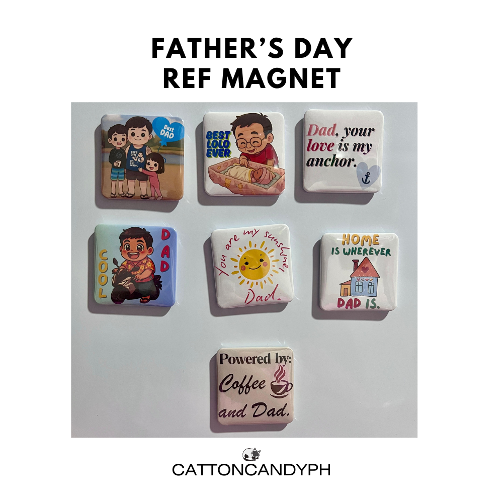 Father's Day Gift 2x2" Fridge Magnet – Keepsake for Dad