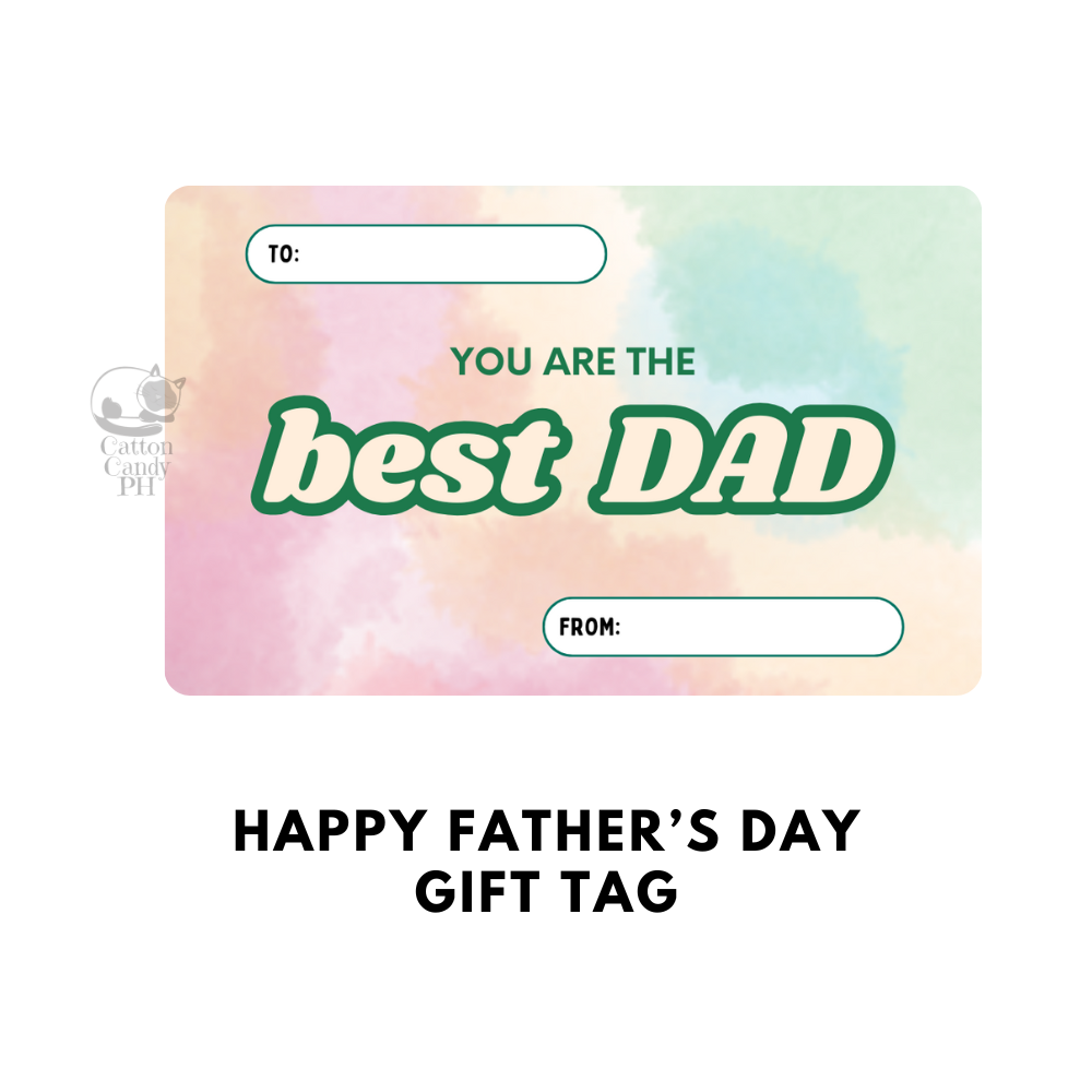 Happy Father's Day Gift Tags | Card 10 pcs per pack
