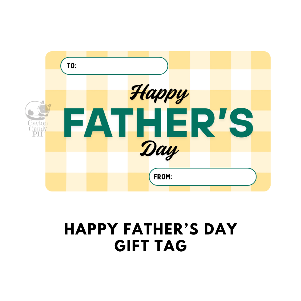 Happy Father's Day Gift Tags | Card 10 pcs per pack