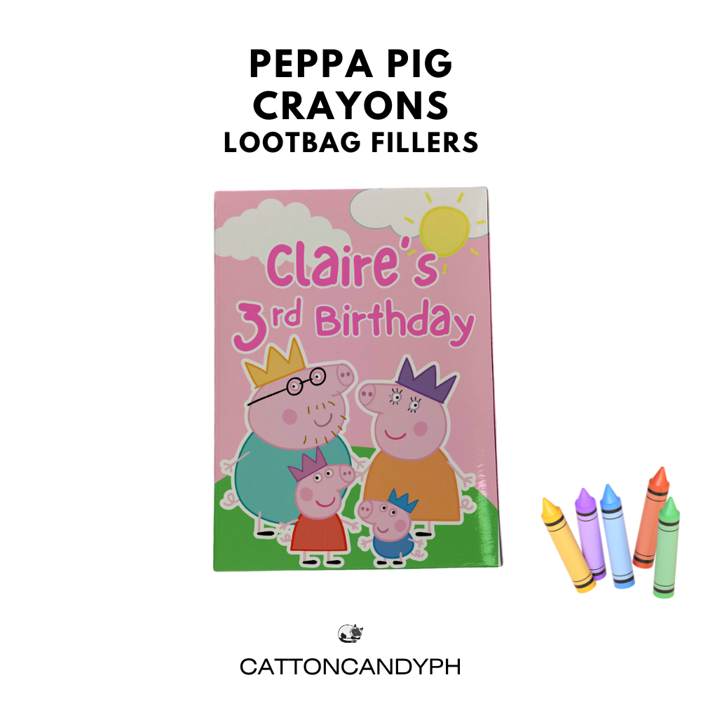 Personalized Crayons Birthday Loot bag fillers Party Souvenir