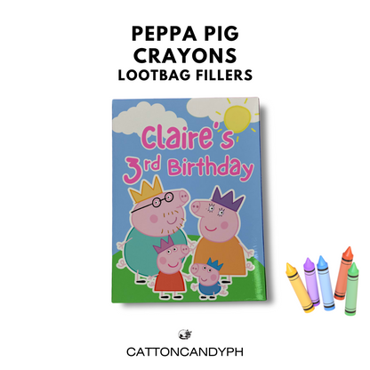 Personalized Crayons Birthday Loot bag fillers Party Souvenir