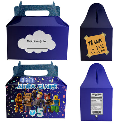 Birthday Gable | Donut | Munchkin | Gift Favor Party Loot Box