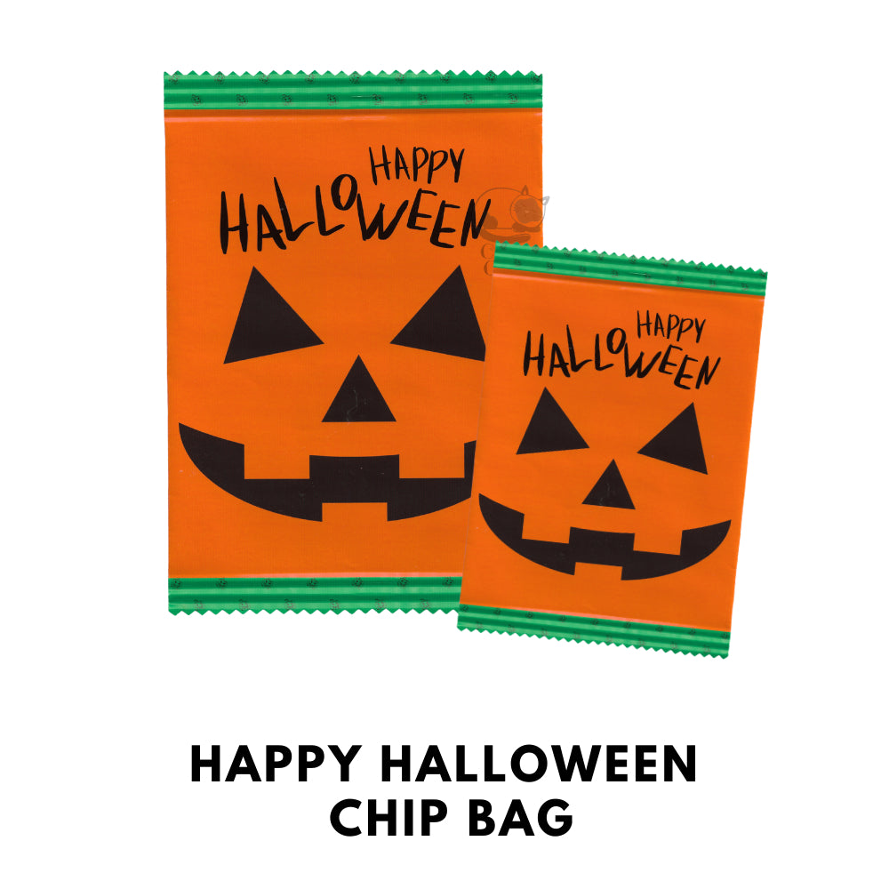 Happy Halloween Trick or Treat Cute Chip Bag Loot Bag Party Favor