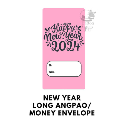 2026 New Year-Themed Long Angpao Money Envelope: Festive Cash Gift Holder for Holiday Giving