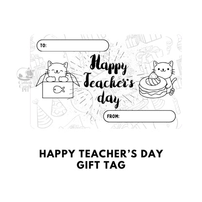 Happy Teacher's Day Gift Tags | Card 10 pcs per pack