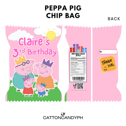 Personalized Birthday Loot Bag Party Favor Souvenir Chip Bag