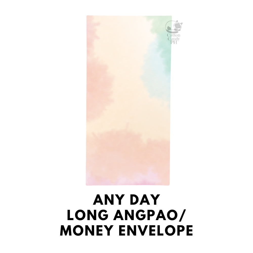 Any Day Long Angpao Money Envelope: Festive Cash Gift Holder