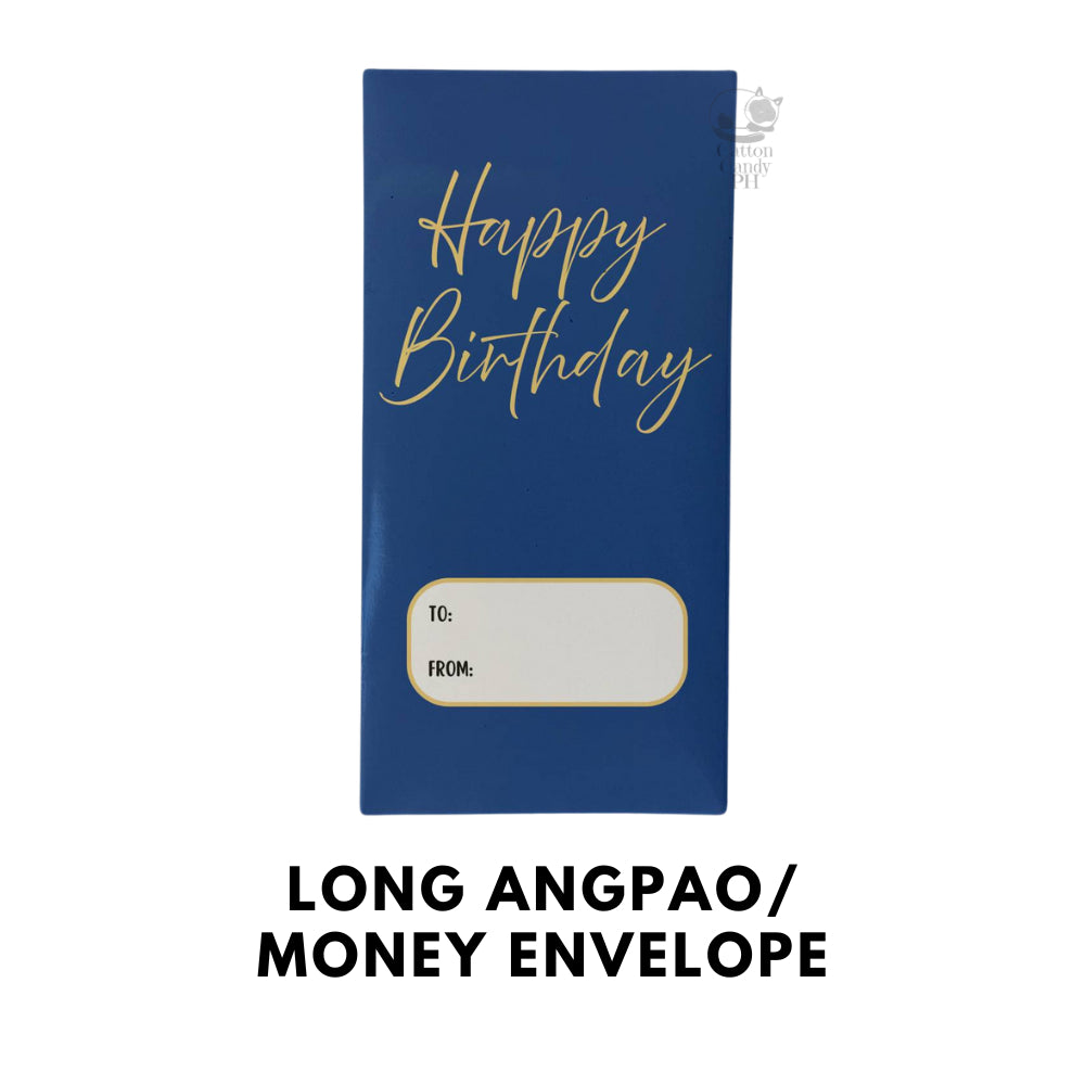Birthday Long Angpao Money Envelope: Festive Cash Gift Holder