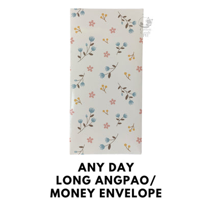 Any Day Long Angpao Money Envelope: Festive Cash Gift Holder
