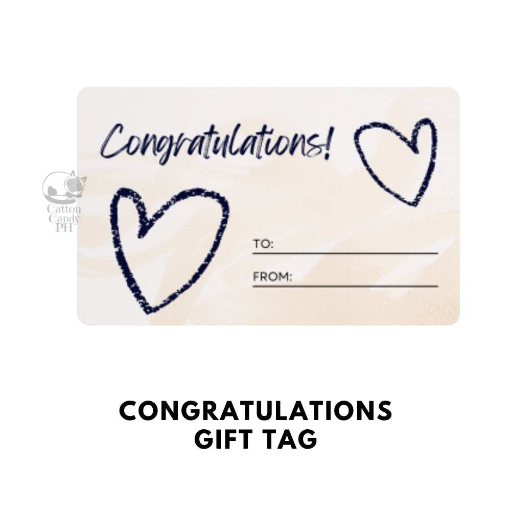 Conratulations Gift Tags | Card 10 pcs per pack