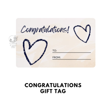 Conratulations Gift Tags | Card 10 pcs per pack