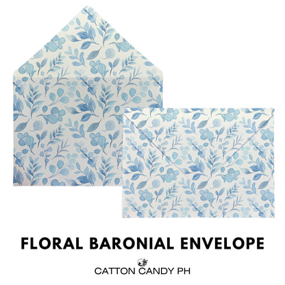 Floral 5x7 Baronial Stationery Envelope Pack of 10