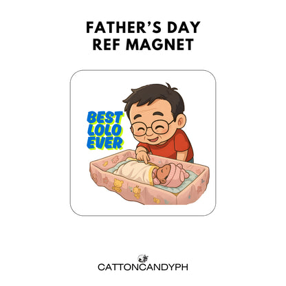 Father's Day Gift 2x2" Fridge Magnet – Keepsake for Dad