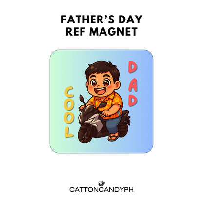 Father's Day Gift 2x2" Fridge Magnet – Keepsake for Dad