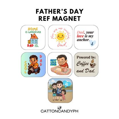 Father's Day Gift 2x2" Fridge Magnet – Keepsake for Dad