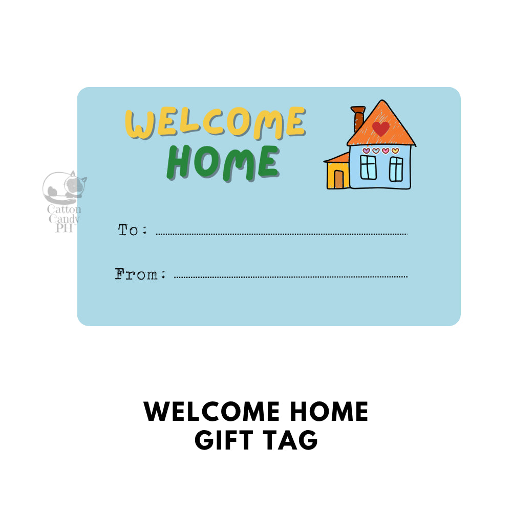 Welcome Home Gift Tags | Card 10 pcs per pack