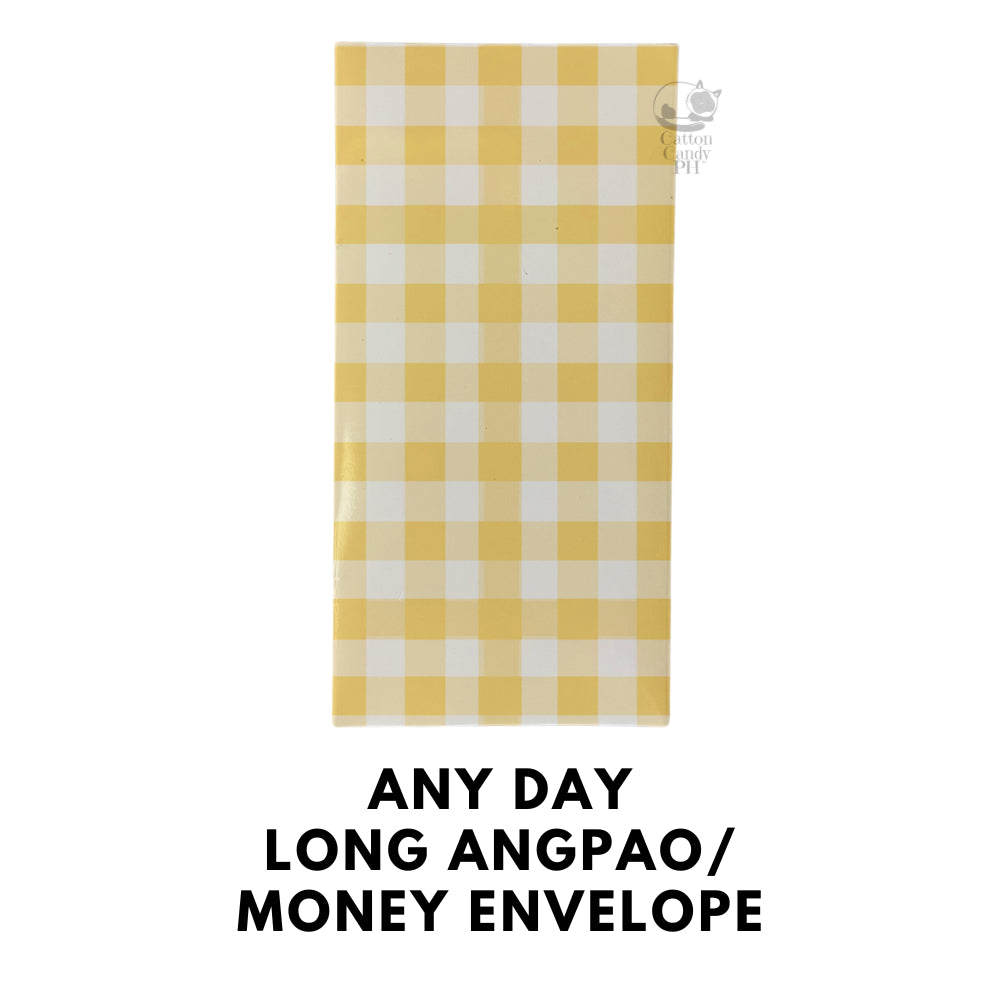 Any Day Long Angpao Money Envelope: Festive Cash Gift Holder
