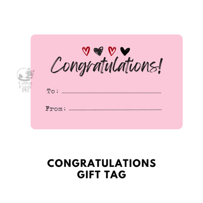Conratulations Gift Tags | Card 10 pcs per pack