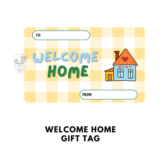 Welcome Home Gift Tags | Card 10 pcs per pack