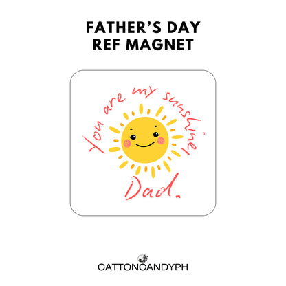 Father's Day Gift 2x2" Fridge Magnet – Keepsake for Dad