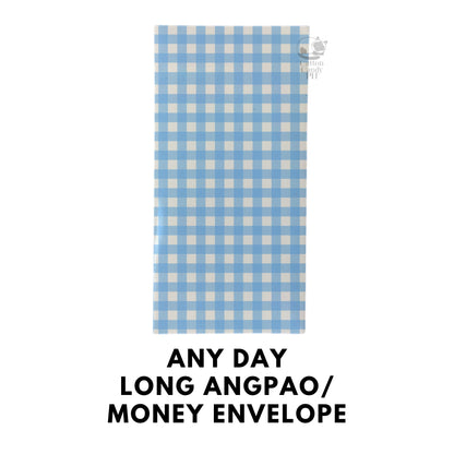Any Day Long Angpao Money Envelope: Festive Cash Gift Holder
