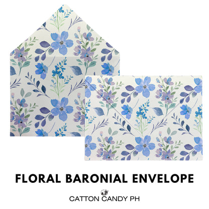 Floral 5x7 Baronial Stationery Envelope Pack of 10