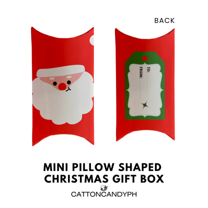 Mini Pillow/Tuna Pie Shaped Gift Box – Christmas Design 6 pcs per pack