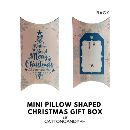 Mini Pillow/Tuna Pie Shaped Gift Box – Christmas Design 6 pcs per pack