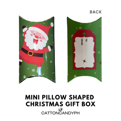 Mini Pillow/Tuna Pie Shaped Gift Box – Christmas Design 6 pcs per pack